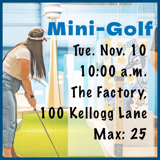 MINI GOLF AT THE FACTORY CLUB HOUSE
