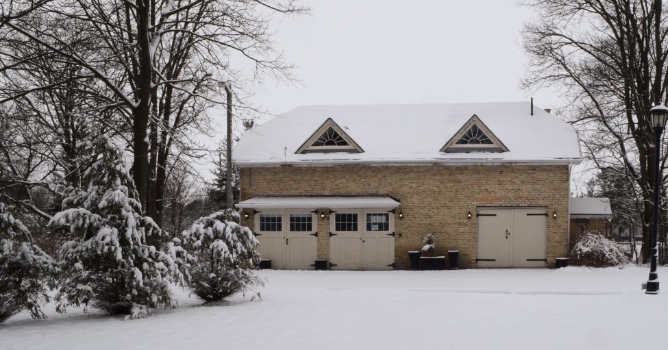 Coach House - snowy front